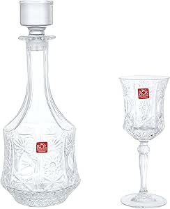 RCR SET 7 PCS (BT + 6 GOBLETS) LUXOR