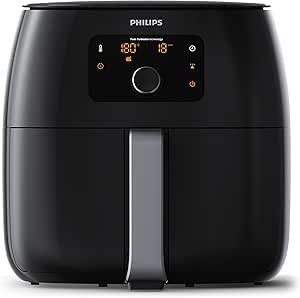 مقلاة هوائية بريميوم من فيليبس HD 9650/90، XXL، أسود، 1.4 كيلوجرام، 2225.0 واط