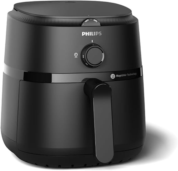 philips air fryer na120/00, uses up to 90% less fat, 1500w, 4.2 liter, with rapid air technology (black), large 2years warranty raya philips air fryer na120/00, uses up to 90% less fat, 1500w, 4.2 liter, with rapid air technology (black), large 2years warranty raya