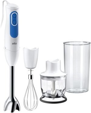 braun multiquick 3 mq3025 hand blender spaghetti 700 watt white & blue 2 years warranty raya