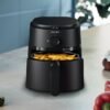 philips airfryer 1000 series 3.2l, 1300w, rapid air technology, analogue, connected to homeid app, black na110/00 2 years warranty raya