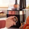 philips compact food processor 850w, 2.1l, 31 functions, powerchop technology, black hr7530/10 2 year warranty