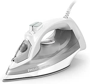 Philips Steam Iron 5000 Series - 40 g/min continuous steam, 160 g steam boost, SteamGlide Plus, Vertical steaming for hanging fabrics - DST5010/10- 2 Years  warranty raya