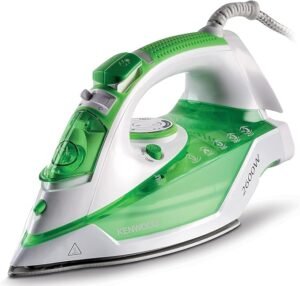 kenwood 30 reviews 2600w 350 ml steam iron, ceramic sole panel, environmental function, 45/140g steam power, anti distillation, stp70.000w white/green (2 year warranty)