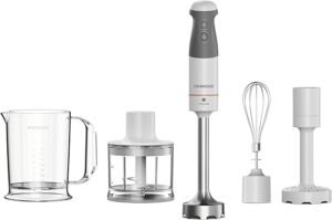 kenwood hbm40.306wh triblade xl hand blender, 850 watt white 2 years warranty raya
