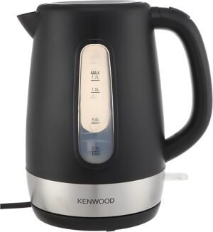 kenwood zjp01.aobk cordless kettle, 1.7 liters black 2years warranty raya
